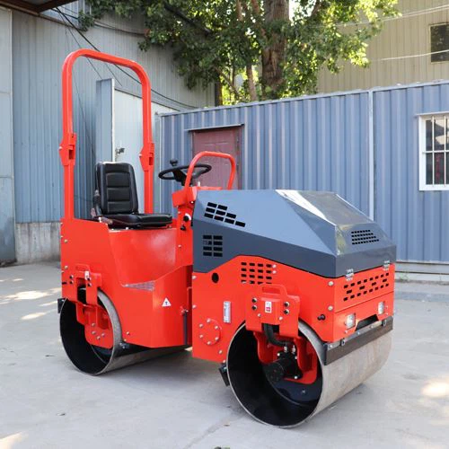 HR 1600 1. 6 ٹن مکمل طور پر ہائیڈرولک ڈوئل ڈرائیو ڈرم رولر